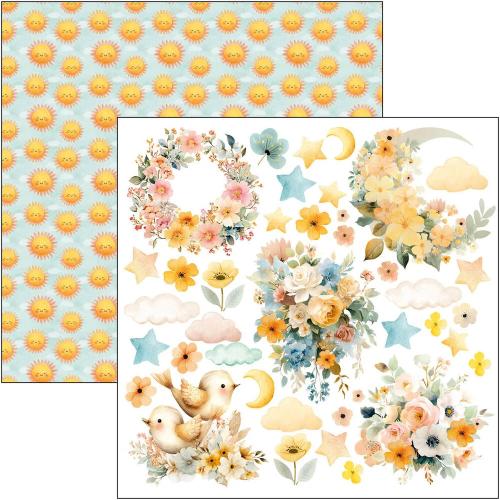 Ciao Bella Lunibloom 8x8 Inch Paper Pad (12pcs) (CBH093)