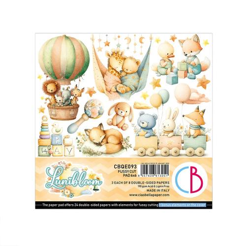 Ciao Bella Lunibloom 6x6 Inch Fussy Cut Pad (24pcs) (CBQE093)