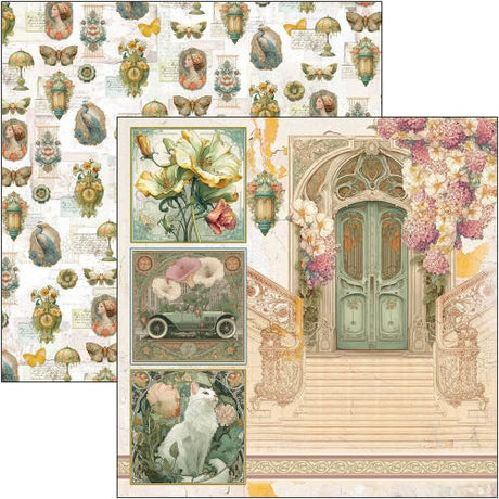 Ciao Bella Artemis 12x12 Inch Paper Pad (12pcs) (CBPM094) - Postage as per Actual