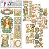Ciao Bella Artemis Transparent Adhesive Sheets (5pcs) (CBI013) - Postage as per Actual