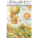 Ciao Bella Lunibloom A4 Deluxe Paper Pearl & Vellum Dual Pack Mixed (6pcs) (CBX006)
