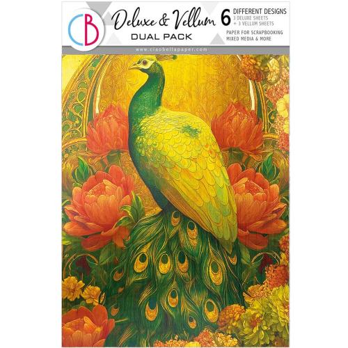 Ciao Bella Artemis A4 Deluxe Paper Gold & Vellum Dual Pack Mixed (6pcs) (CBX007)
