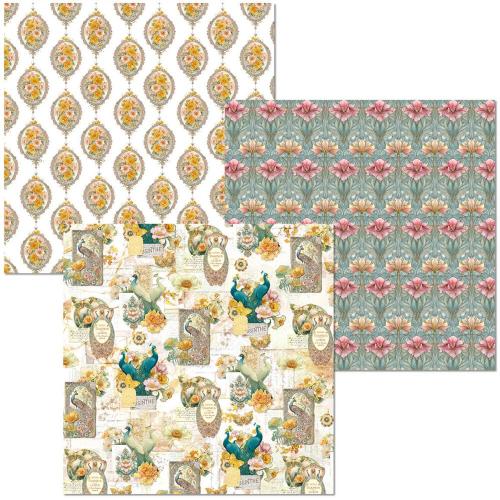 Ciao Bella Artemis 6x6 Inch Deluxe Paper Gold & Vellum Dual Pack Mixed (6pcs) (CBXQ007)