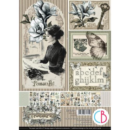 Ciao Bella Typographic A4 Creative Pad (9pcs) (CBCL095)