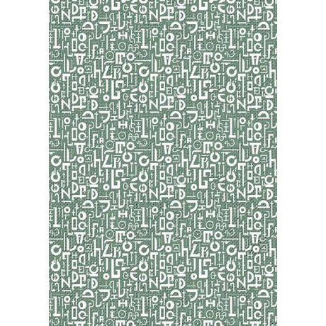 Ciao Bella Typographic A4 Deluxe Paper Pearl Copper & Vellum Dual Pack Mixed (6pcs) (CBX008)