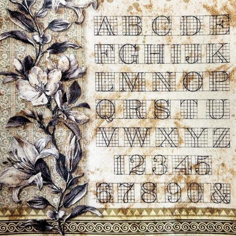 Ciao Bella Typographic 6x6 Inch Deluxe Paper Pearl Copper & Vellum Dual Pack Mixed (6pcs) (CBXQ008)