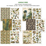 Ciao Bella Jungle Vibes A4 Junk Journal Ephemera Book (32pcs) (CBB026)