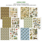 Ciao Bella Jungle Vibes A4 Junk Journal Ephemera Book (32pcs) (CBB026)