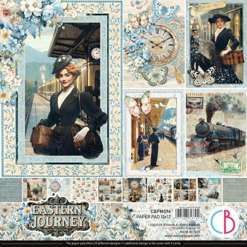 Ciao Bella Eastern Journey 12x12 Inch Paper Pad (12pcs) (CBPM096) - Postage as per Actual