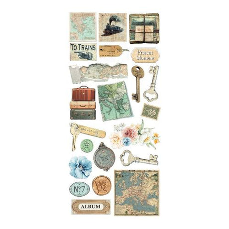 Ciao Bella Eastern Journey Transparent Adhesive Sheets (5pcs) (CBI015)