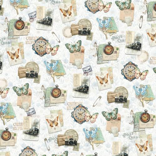 Ciao Bella Eastern Journey 6x6 Inch Deluxe Paper Silver & Vellum Dual Pack Mixed (6pcs) (CBXQ009)