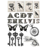 Ciao Bella Typographic A5 Rice Paper Mixed (8pcs) (CBRS037)
