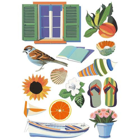 Ciao Bella Riviera Dream A5 Rice Paper Mixed (8pcs) (CBRS040)