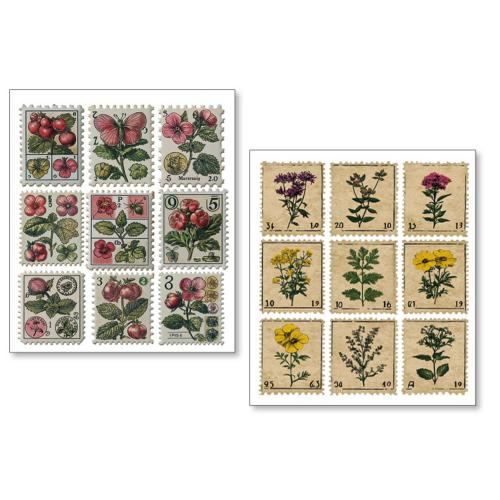 Ciao Bella Faraway Mail Mixed Media Stickers (10pcs) (MB009)