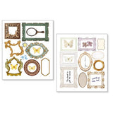 Ciao Bella Whisper Frames Mixed Media Stickers (10pcs) (MB010)
