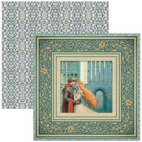 Ciao Bella Courtly Love 12x12 Inch Paper Pad (12pcs) (CBPM097) - Postage as per Actual