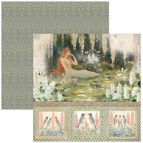 Ciao Bella Courtly Love 12x12 Inch Paper Pad (12pcs) (CBPM097) - Postage as per Actual
