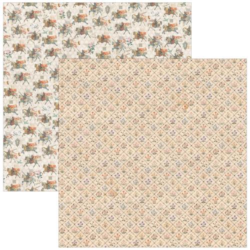 Ciao Bella Courtly Love 12x12 Inch Patterns Pad (8pcs) (CBT097) - Postage as per Actual