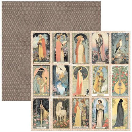 Ciao Bella Courtly Love 8x8 Inch Paper Pad (12pcs) (CBH097)