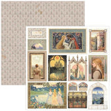 Ciao Bella Courtly Love 8x8 Inch Paper Pad (12pcs) (CBH097)