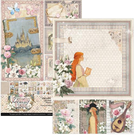 Ciao Bella Courtly Love A4 Creative Pad (9pcs) (CBCL097)