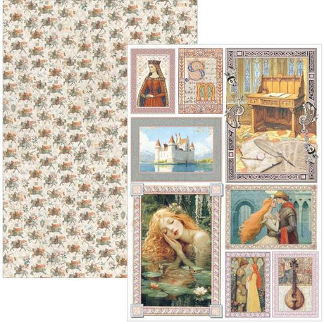 Ciao Bella Courtly Love A4 Creative Pad (9pcs) (CBCL097)