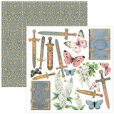 Ciao Bella Courtly Love 6x6 Inch Fussy Cut Pad (24pcs) (CBQE097)