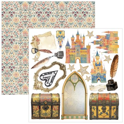 Ciao Bella Courtly Love 6x6 Inch Fussy Cut Pad (24pcs) (CBQE097)