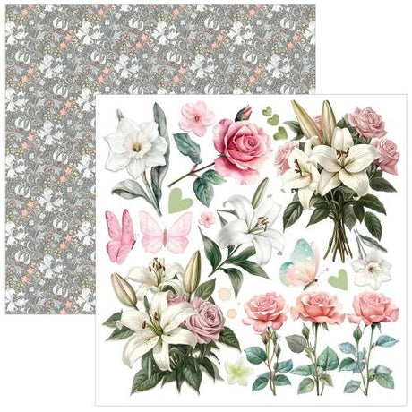 Ciao Bella Courtly Love 6x6 Inch Fussy Cut Pad (24pcs) (CBQE097)