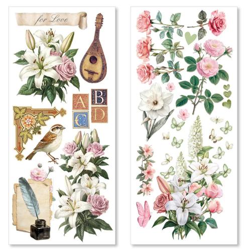 Ciao Bella Courtly Love Transparent Adhesive Sheets (5pcs) (CBI016)