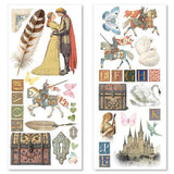 Ciao Bella Courtly Love Transparent Adhesive Sheets (5pcs) (CBI016)