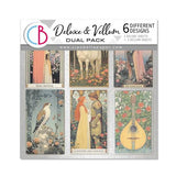 Ciao Bella Courtly Love 6x6 Inch Deluxe Paper Silver & Vellum Dual Pack Mixed (6pcs) (CBXQ010)