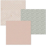 Ciao Bella Courtly Love 6x6 Inch Deluxe Paper Silver & Vellum Dual Pack Mixed (6pcs) (CBXQ010)