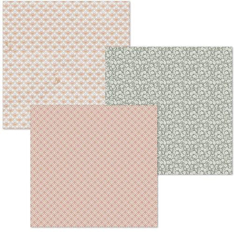 Ciao Bella Courtly Love 6x6 Inch Deluxe Paper Silver & Vellum Dual Pack Mixed (6pcs) (CBXQ010)