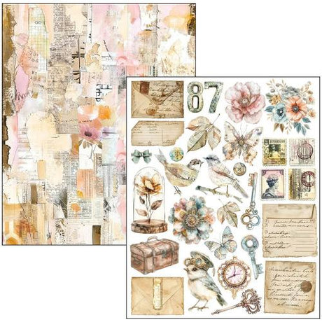 Ciao Bella Lost in Time A4 Maxi Mixed Media Book (MA007)