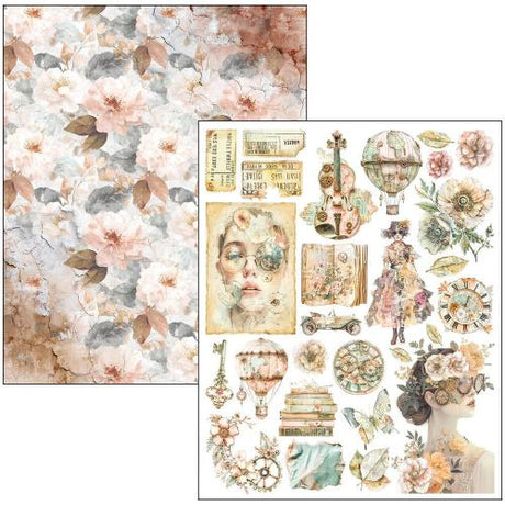 Ciao Bella Lost in Time A4 Maxi Mixed Media Book (MA007)