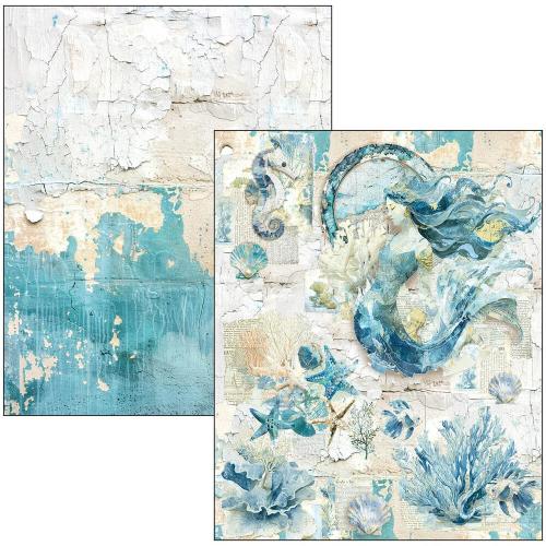 Ciao Bella Edge of the Ocean A4 Maxi Mixed Media Book (MA008)