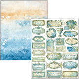 Ciao Bella Edge of the Ocean A4 Maxi Mixed Media Book (MA008)