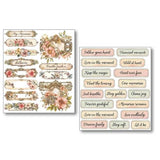 Ciao Bella Lost in Time Mixed Media Stickers (10pcs) (MB011)