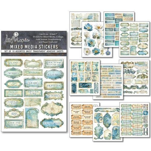 Ciao Bella Edge of the Ocean Mixed Media Stickers (10pcs) (MB012)