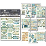 Ciao Bella Edge of the Ocean Mixed Media Stickers (10pcs) (MB012)