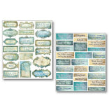 Ciao Bella Edge of the Ocean Mixed Media Stickers (10pcs) (MB012)