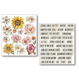 Ciao Bella The Sound of Spring Mixed Media Stickers (10pcs) (MB013)