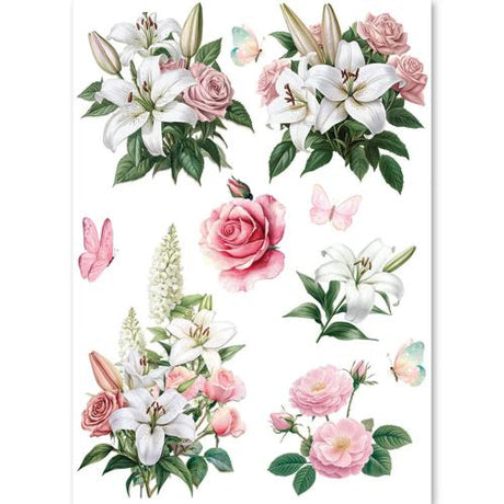 Ciao Bella Courtly Love A5 Rice Paper Mixed (8pcs) (CBRS042)