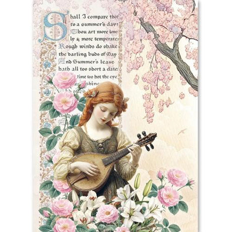 Ciao Bella Courtly Love A5 Rice Paper Mixed (8pcs) (CBRS042)