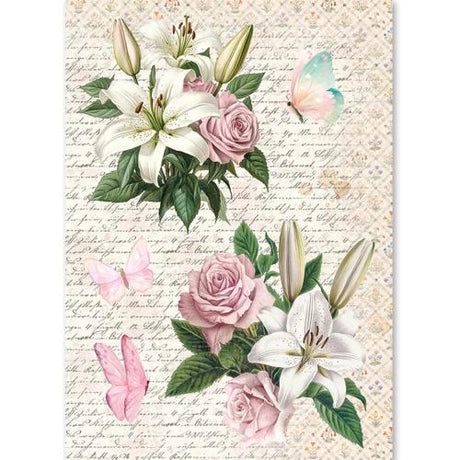 Ciao Bella Courtly Love A5 Rice Paper Mixed (8pcs) (CBRS042)