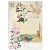 Ciao Bella Courtly Love A4 Rice Paper Mixed (4pcs) (CBRA013)