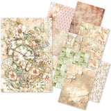 Ciao Bella Lost in Time Craftmix Mixed A5 Paper Pack (8pcs) (MC007)