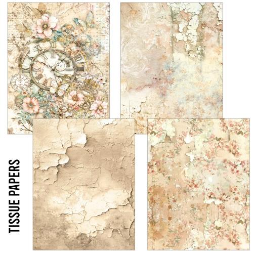 Ciao Bella Lost in Time Craftmix Mixed A5 Paper Pack (8pcs) (MC007)