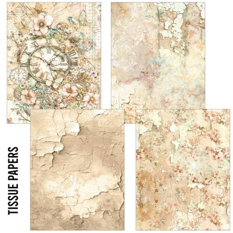 Ciao Bella Lost in Time Craftmix Mixed A5 Paper Pack (8pcs) (MC007)